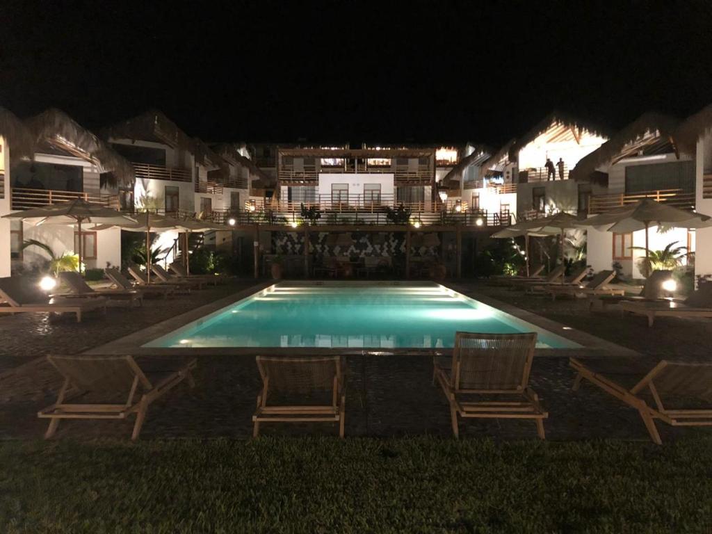 Bazén v ubytování PARADISE EN VICHAYITO nebo v jeho okolí
