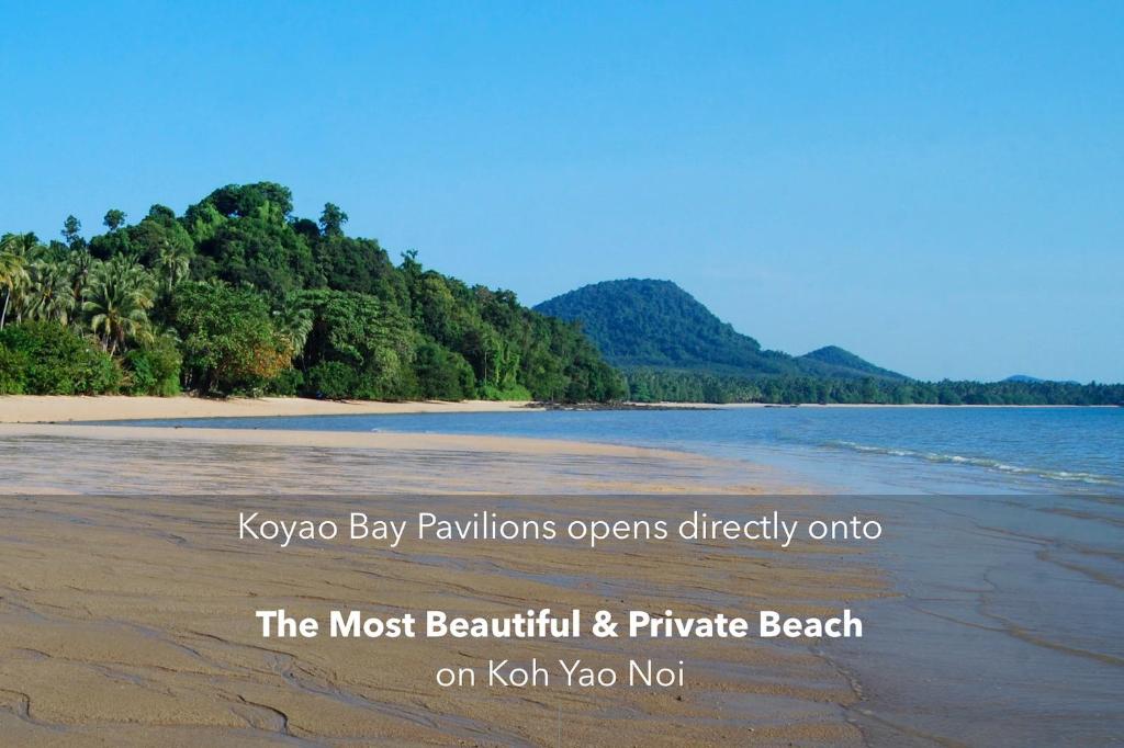 a praia mais bonita em koh ko kao não em Koyao Bay Pavilions - SHA Extra Plus em Ko Yao Noi