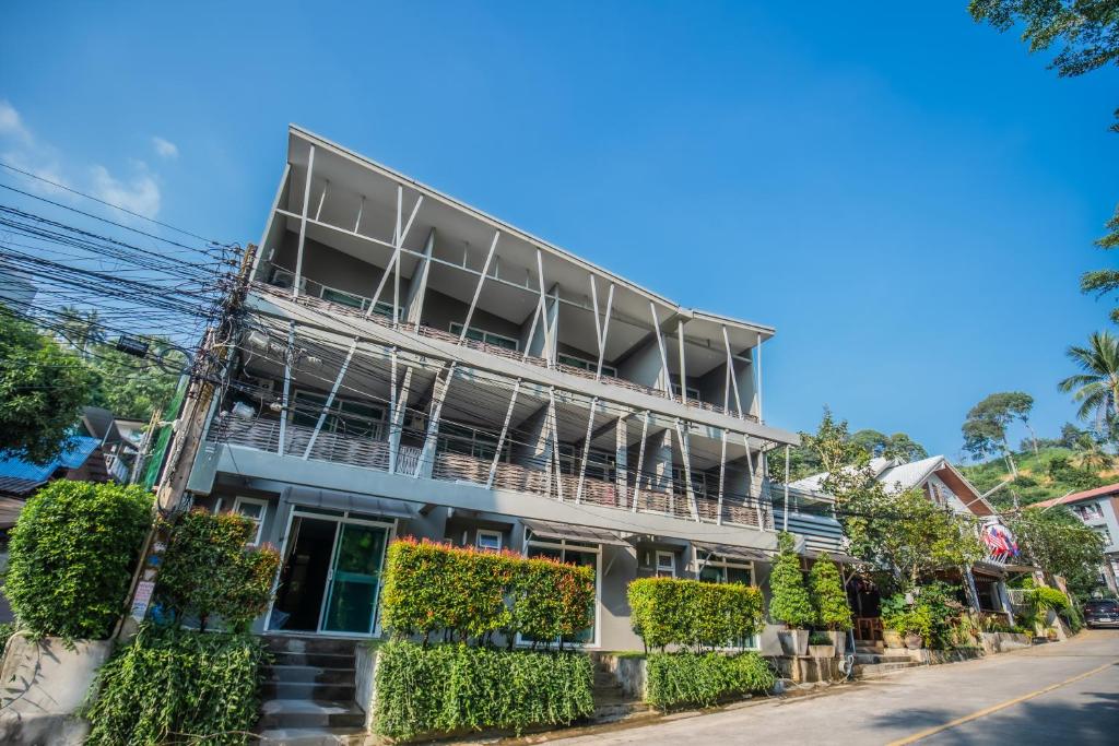 Das Gebäude in dem sich das Hotel befindet