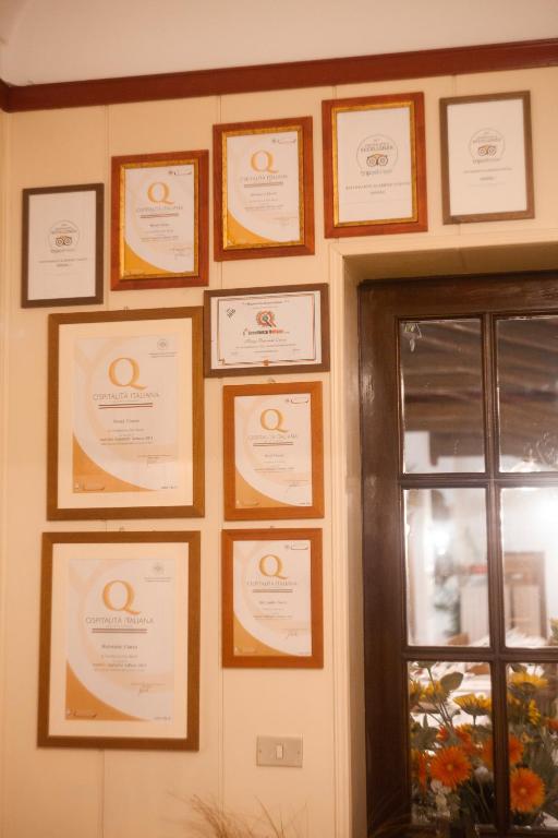 Certifikát, hodnocení, plakát nebo jiný dokument vystavený v ubytování Hotel Ciocca