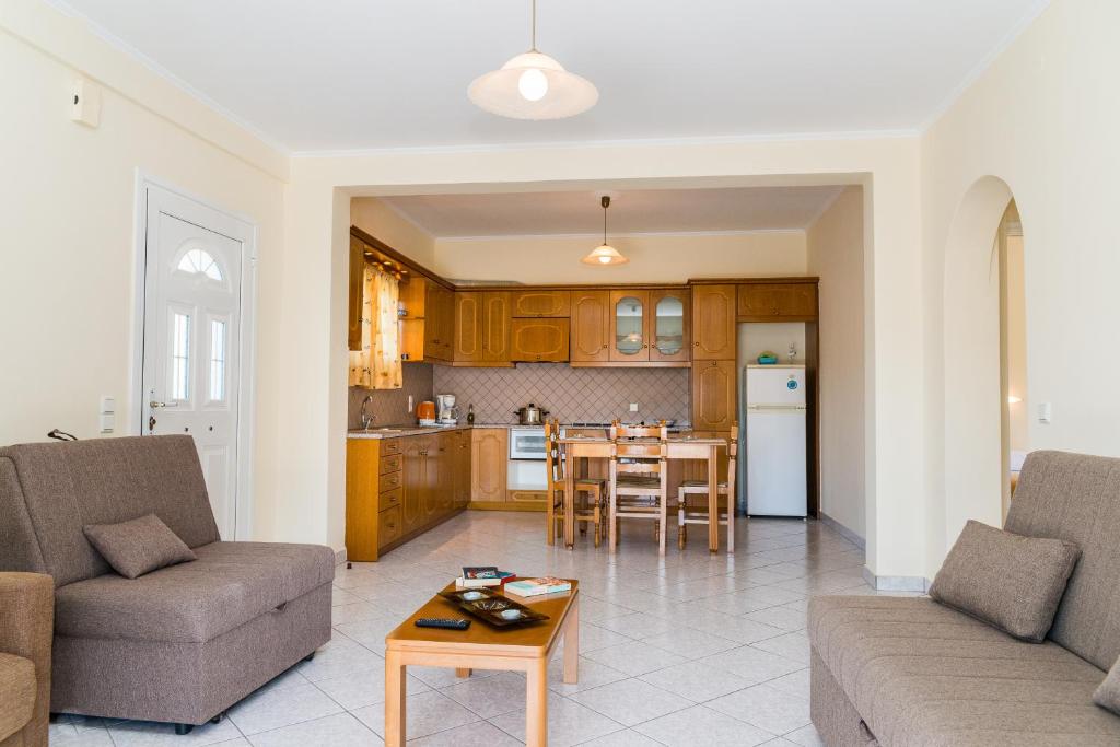 Kuchyň nebo kuchyňský kout v ubytování Bratis Apartments