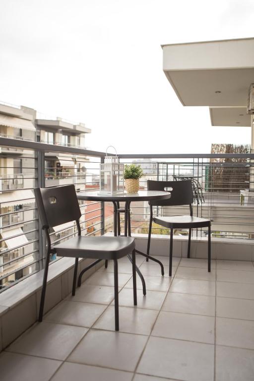 Balkon lub taras w obiekcie Kosmos Service Apartment OPEN VIEW 1
