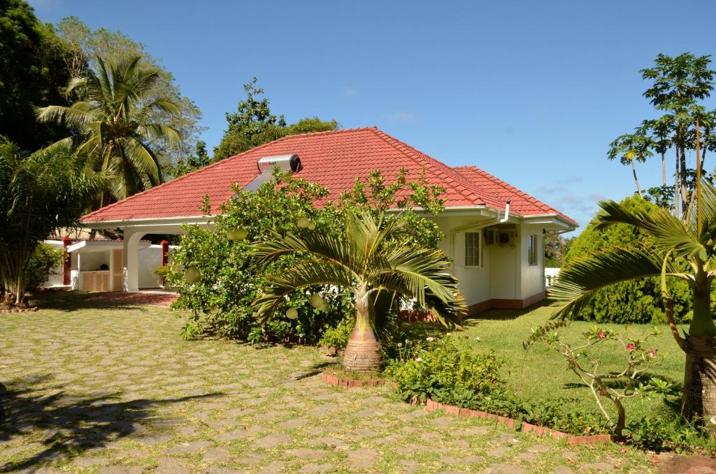 Zahrada ubytování Ixora Villa