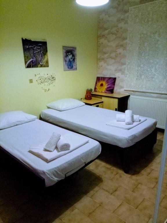 Postel nebo postele na pokoji v ubytování Iliahtida