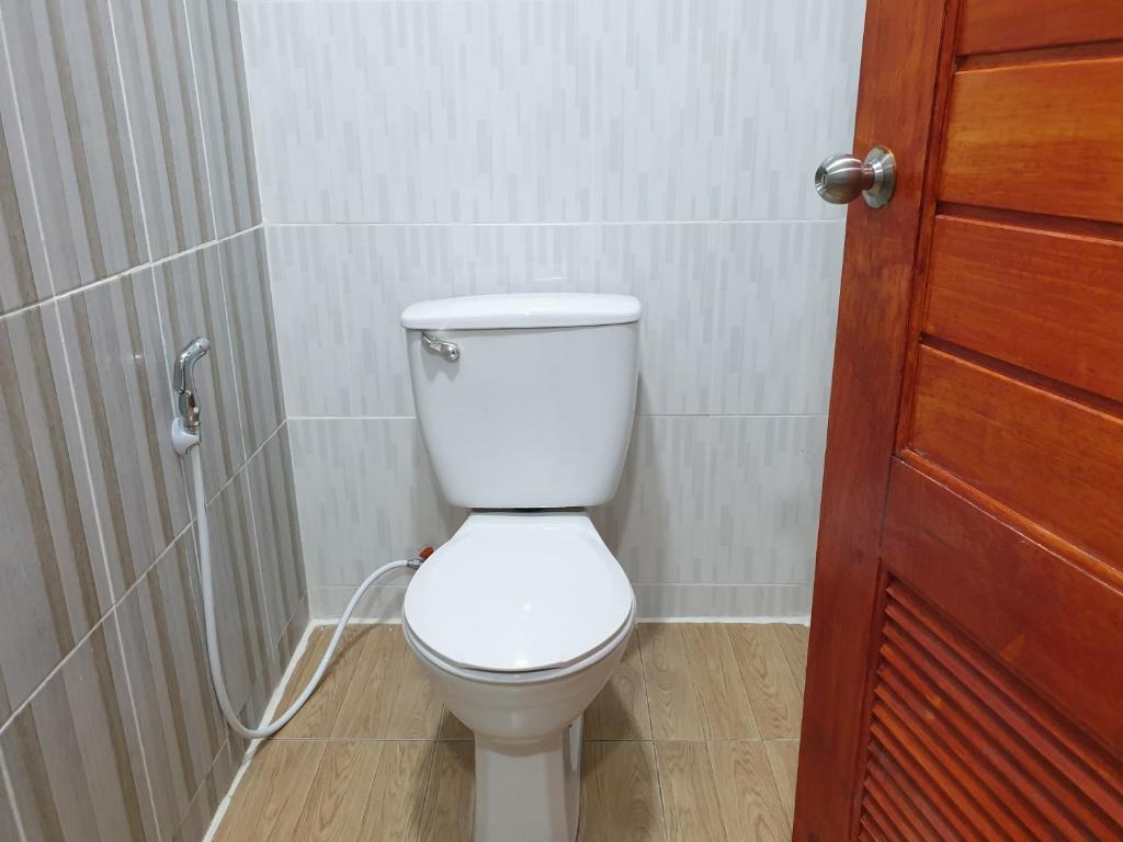 Koupelna v ubytování Aladdin Guest House