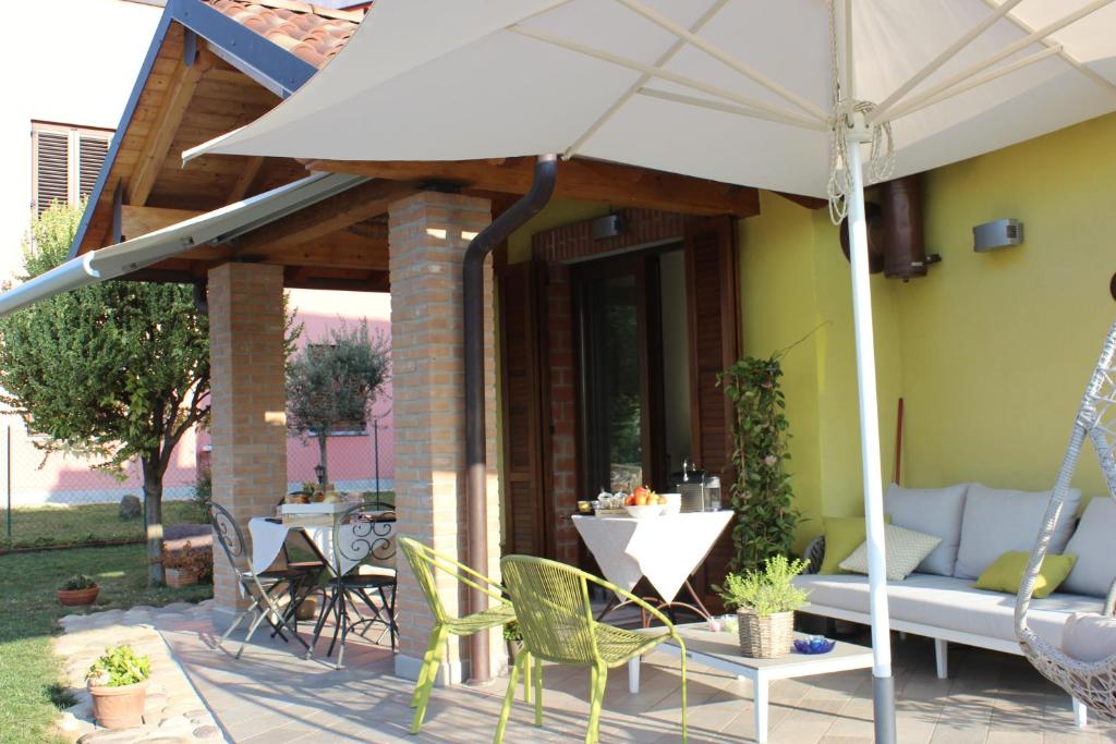 Patio nebo venkovní prostory v ubytování Due Lune B&B