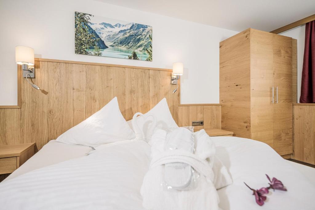 Voodi või voodid majutusasutuse Hotel Kirchlerhof toas