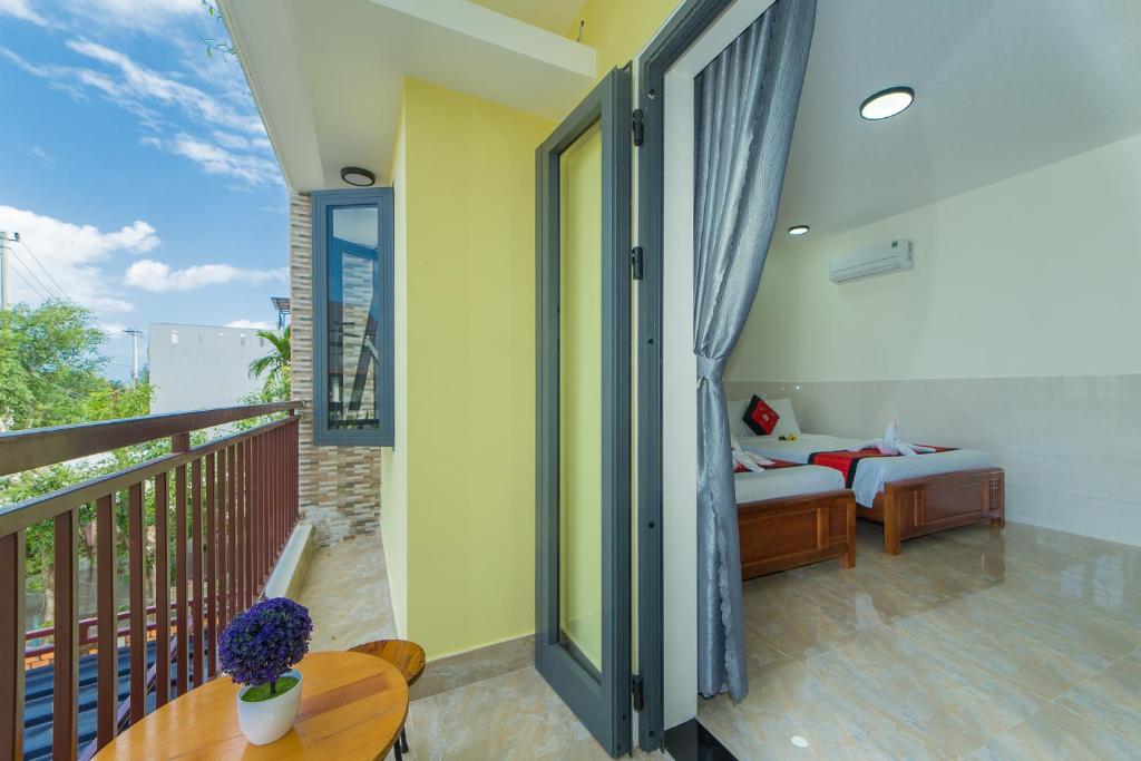 Balkón nebo terasa v ubytování Coco Village Homestay Hoi An
