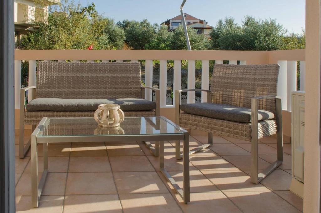 Balkon lub taras w obiekcie Villa Aretaki