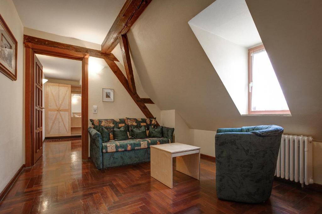 Posezení v ubytování Hotel Hoepfner Burghof