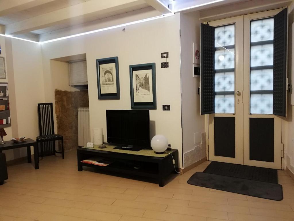 Posezení v ubytování Palazzo Sant'Elia
