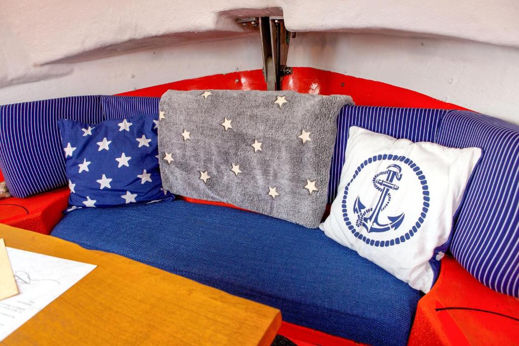 Posezení v ubytování PolarStern - unique boatstay!