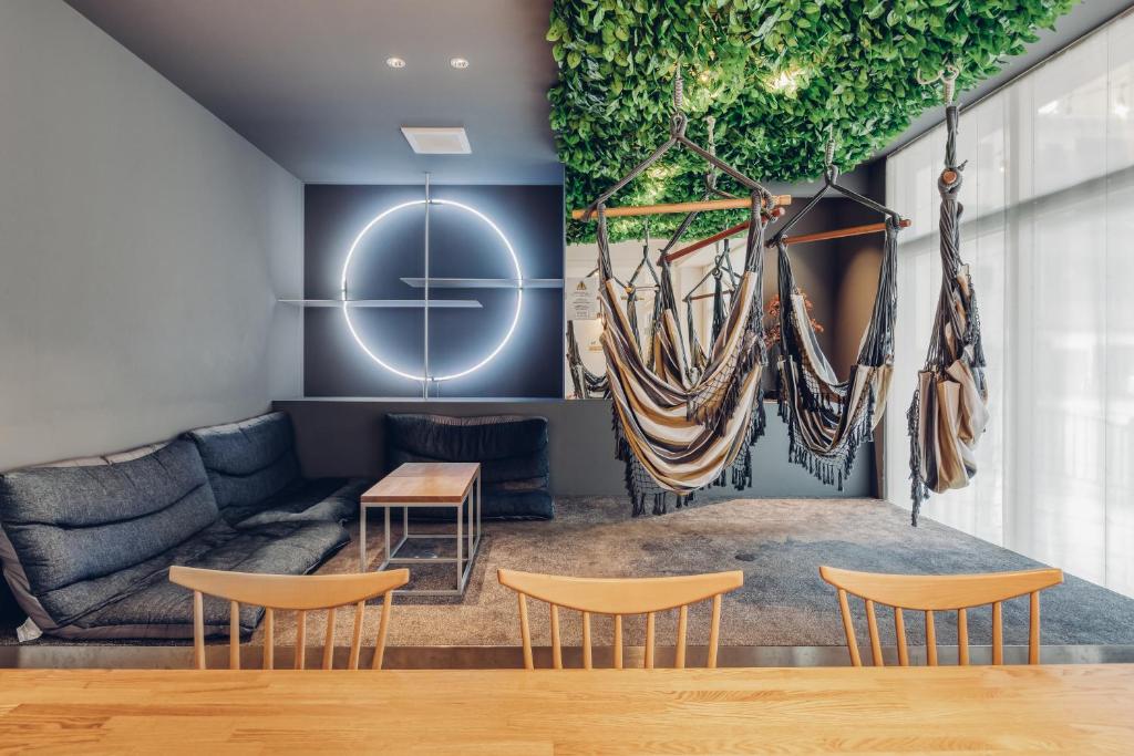 Posezení v ubytování BON Hostel