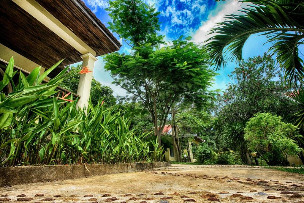 Zahrada ubytování Q Bungalows