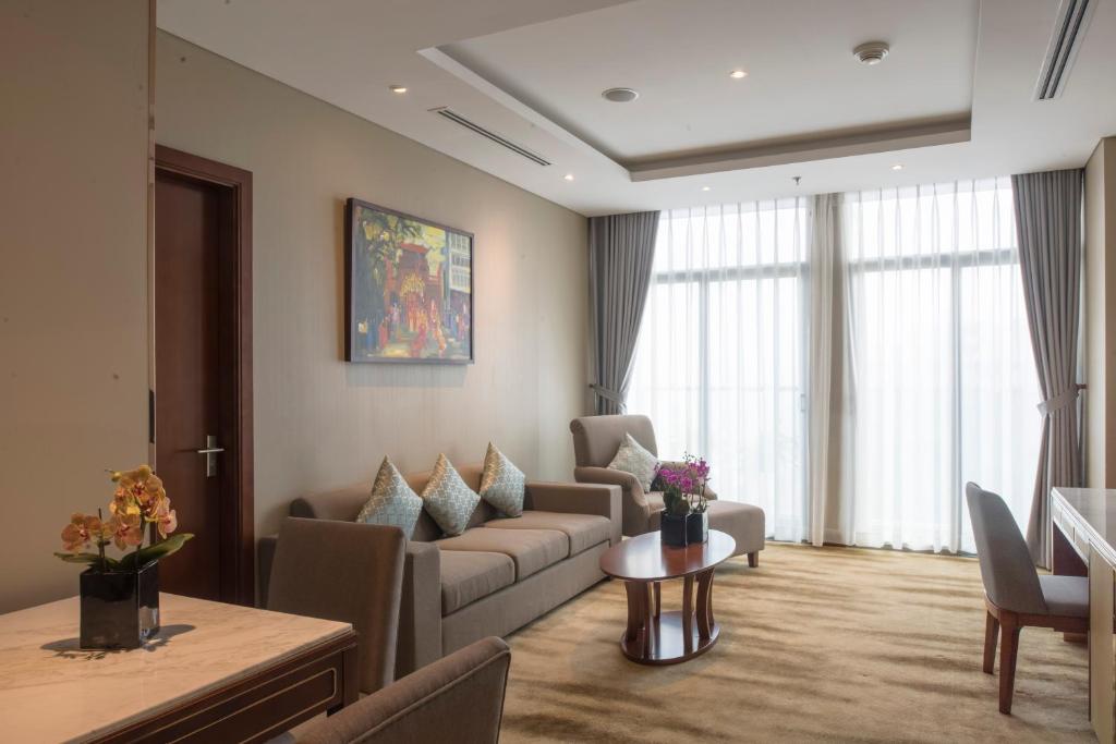 Posezení v ubytování Wyndham Garden Hanoi