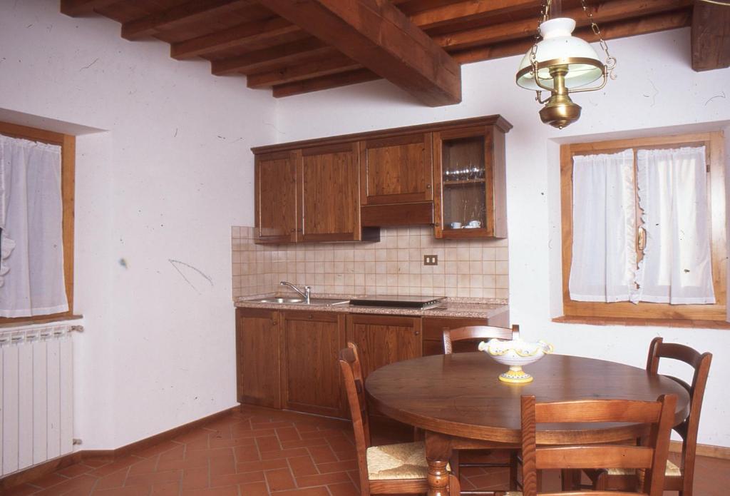 Kuchyň nebo kuchyňský kout v ubytování Fattoria di Belvedere