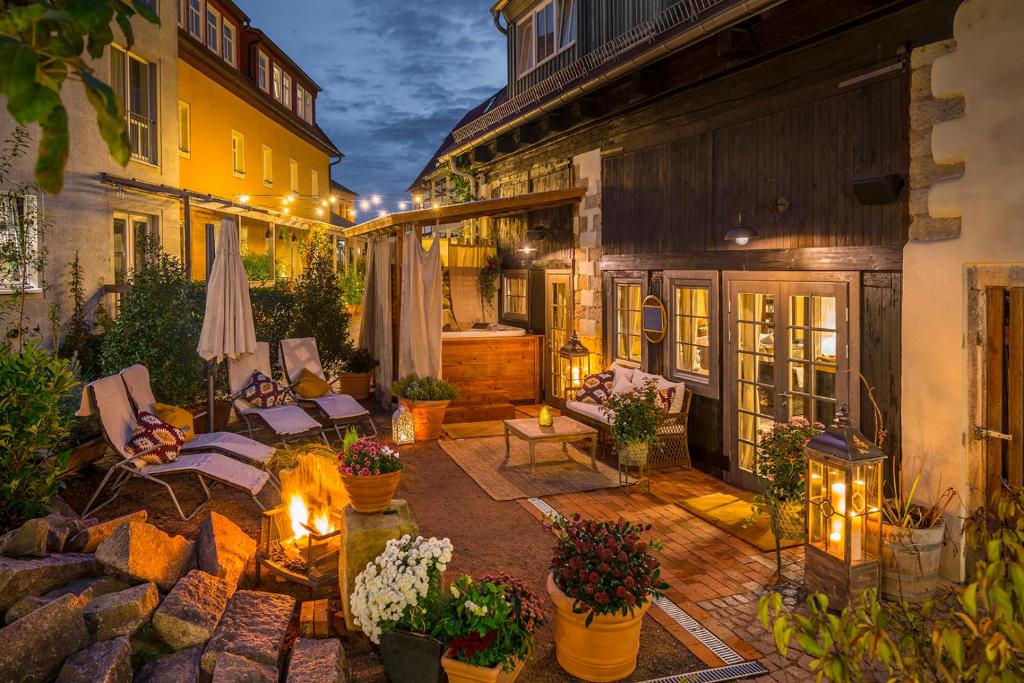 Posezení v ubytování Hotel Wellness Goldenes Fass Meißen