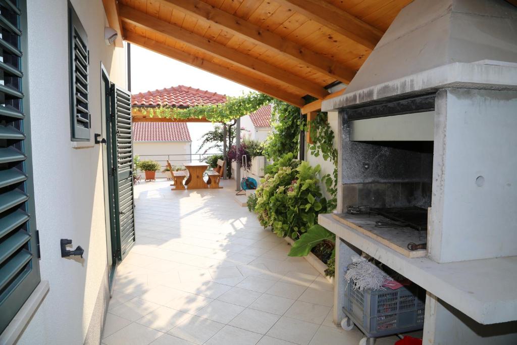 Patio nebo venkovní prostory v ubytování Apartments Stipe Plazibat