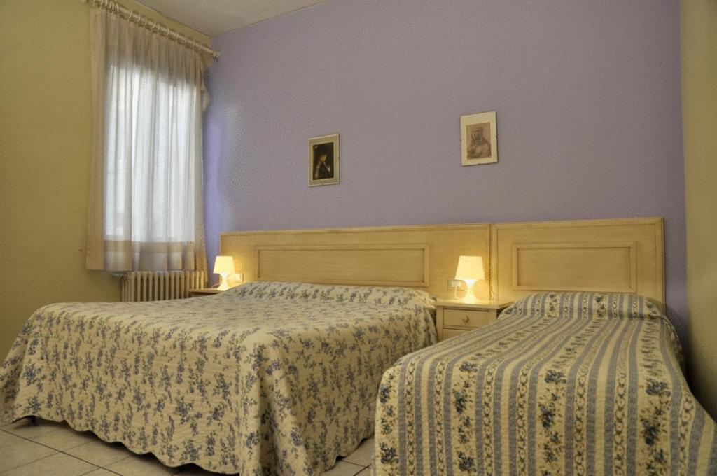 Postel nebo postele na pokoji v ubytování Hotel Regina