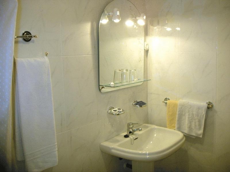 Koupelna v ubytování Hotel La Parra