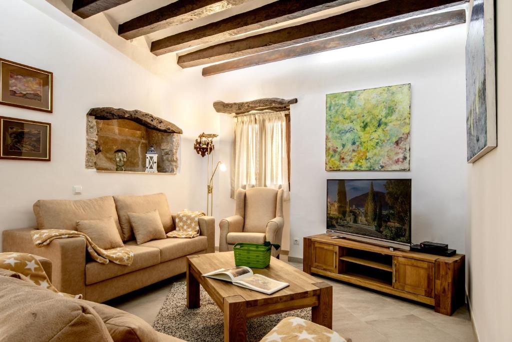 Posezení v ubytování Villa Horta 55