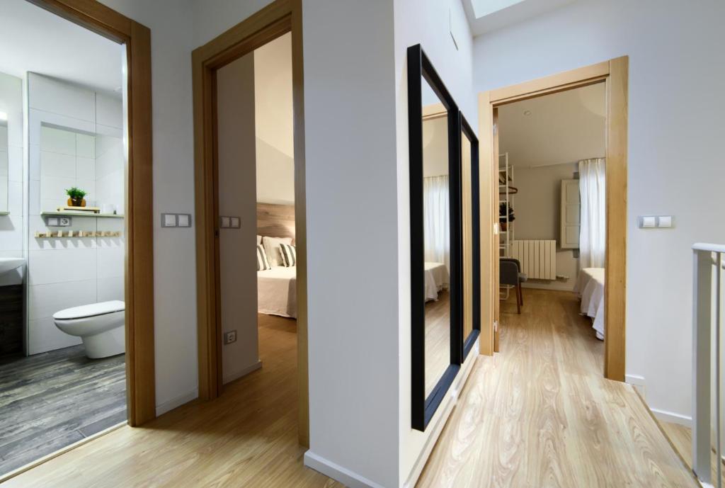 Koupelna v ubytování La Casa Gris