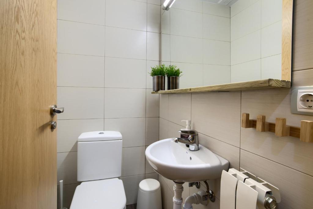 Koupelna v ubytování La Casa Gris