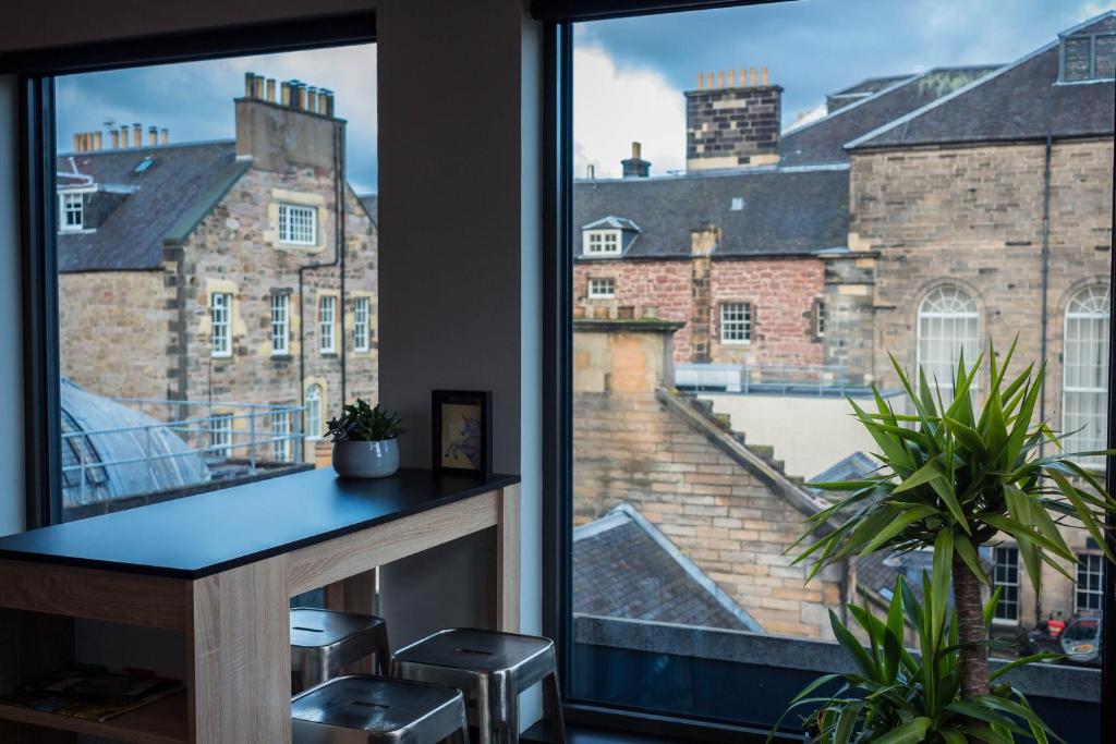 Balkón nebo terasa v ubytování CoDE POD - The LoFT - Edinburgh