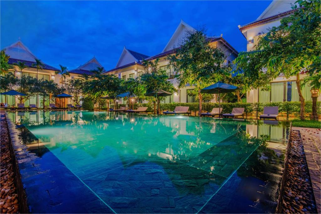 Bazén v ubytování Tanei Angkor Resort and Spa nebo v jeho okolí