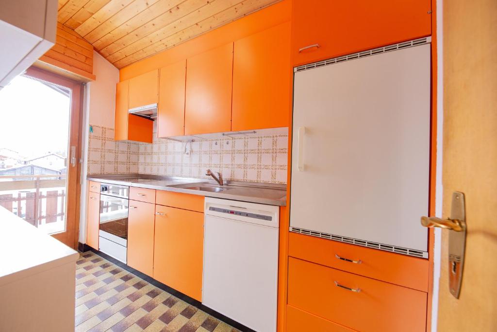 Kuchyň nebo kuchyňský kout v ubytování Haus Boccalino