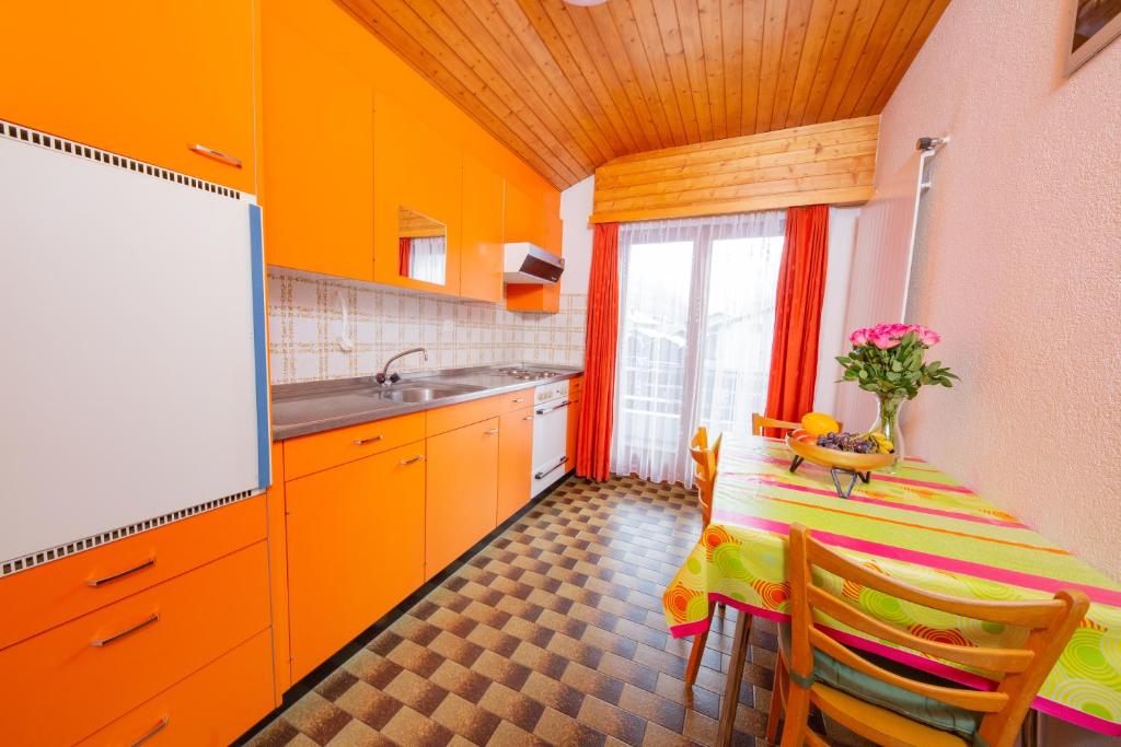 Kuchyň nebo kuchyňský kout v ubytování Haus Boccalino