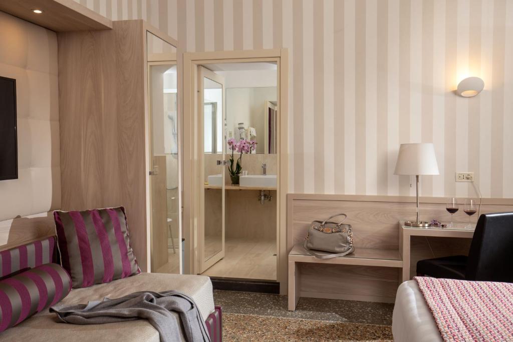 Posezení v ubytování Hotel Nord Nuova Roma
