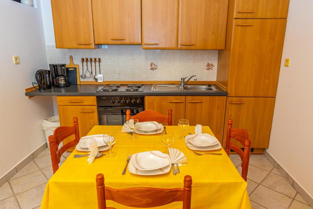 Kuchyň nebo kuchyňský kout v ubytování Vacattio apartment 2