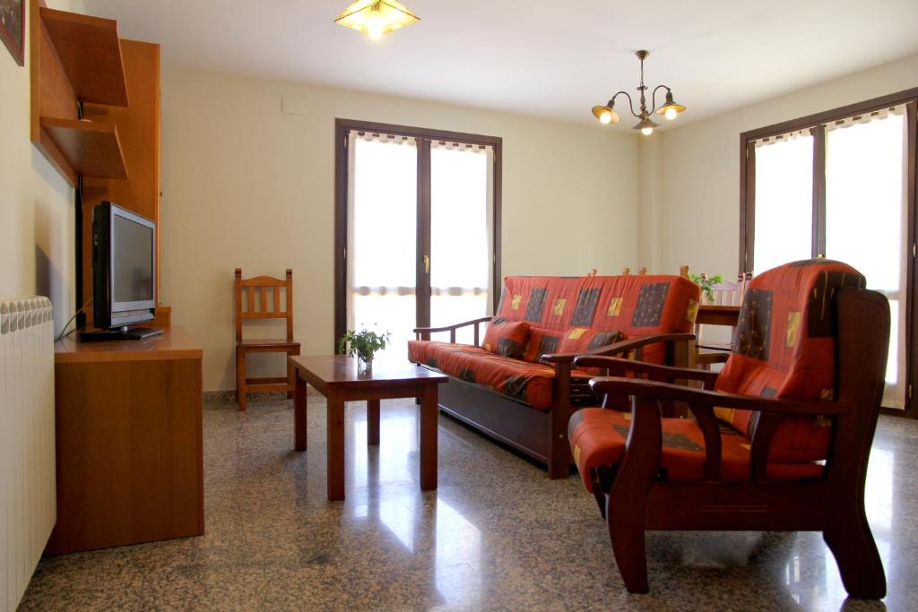 Posezení v ubytování Casa Los Huertos