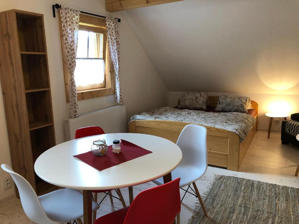 Posezení v ubytování Apartmán U Setra
