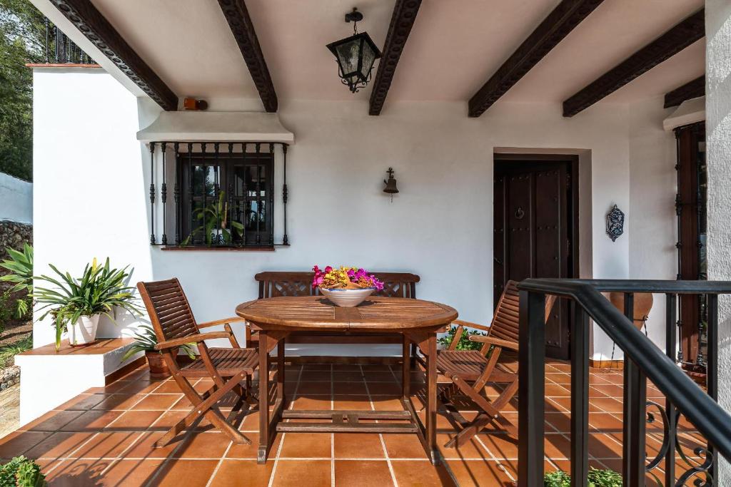 Balkón nebo terasa v ubytování Villa Cortijo del Peñón