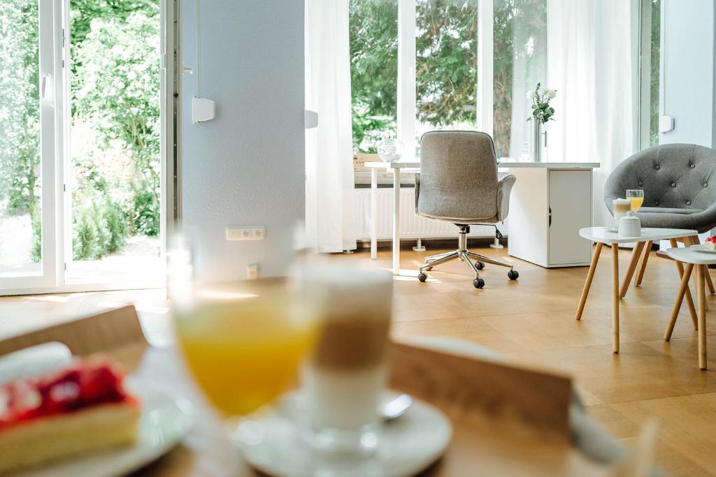 Posezení v ubytování Doppelzimmer an der TA (Nr. 1)