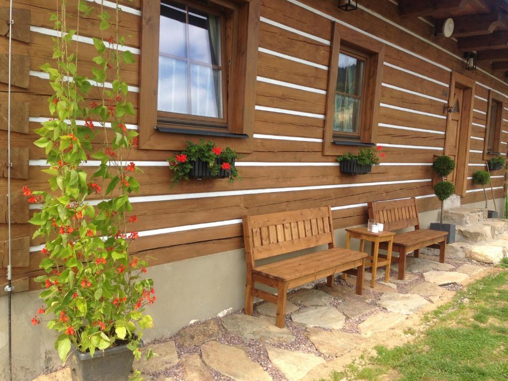 Zahrada ubytování Apartmán U Setra