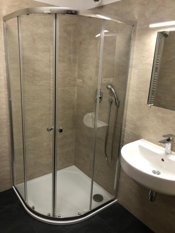 Koupelna v ubytování Apartmán Jitka - Slunečná louka
