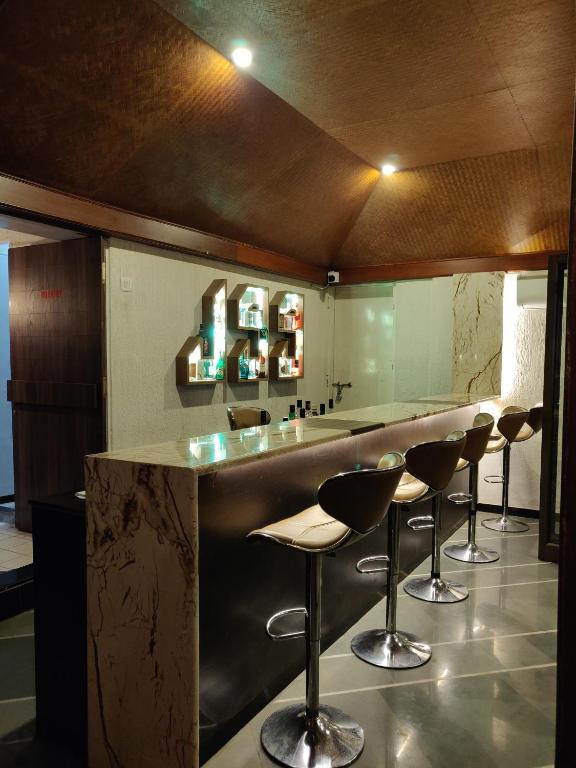 Lounge nebo bar v ubytování Nasiklub