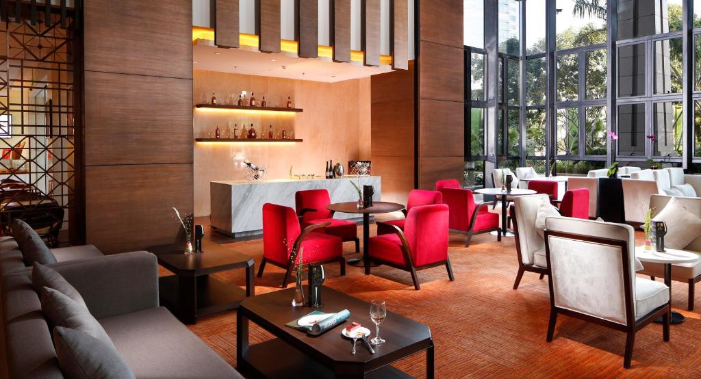 Posezení v ubytování Lia Charlton Hotel Shenzhen