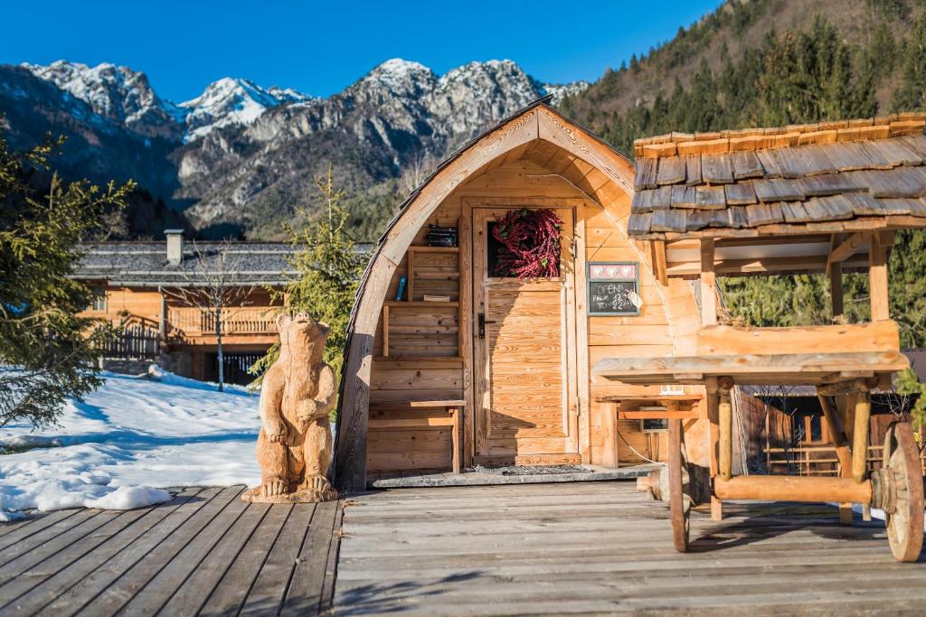 Nespecifikovaný výhled na hory nebo výhled na hory při pohledu z bed and breakfast