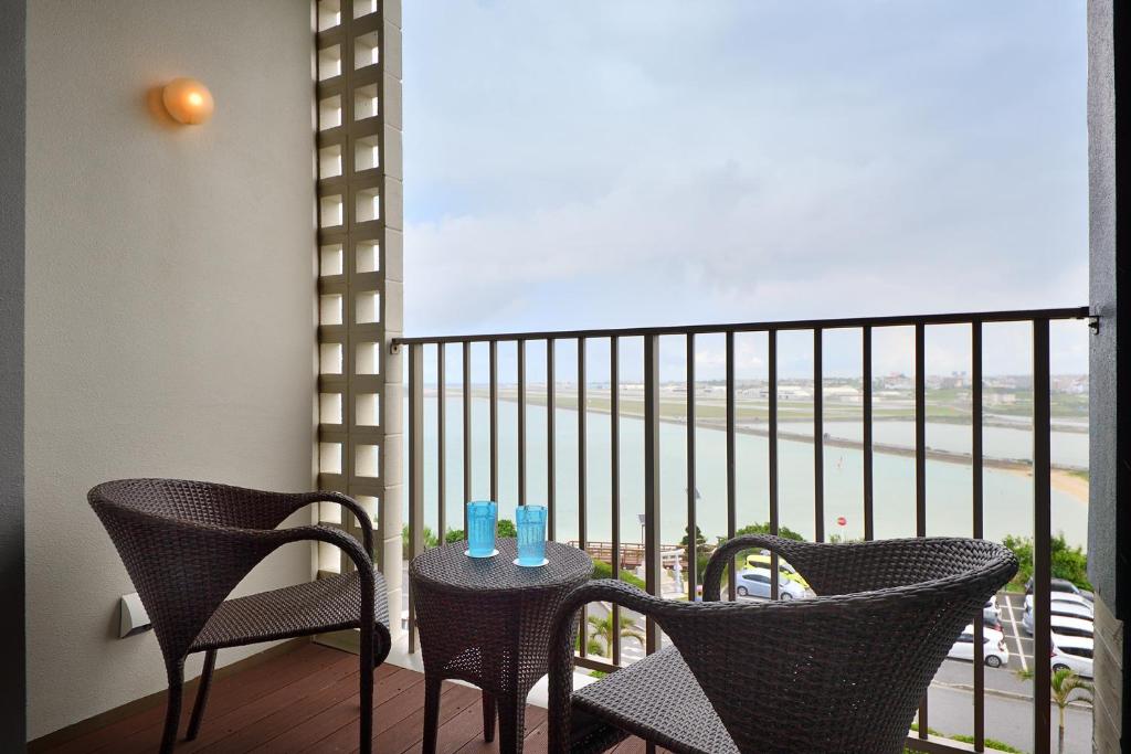 Balkón nebo terasa v ubytování Senagajima Island Resort & Spa