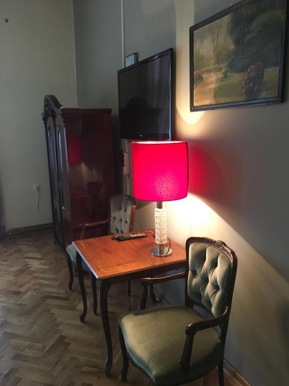 TV a/nebo společenská místnost v ubytování Guest House Anna Caffe