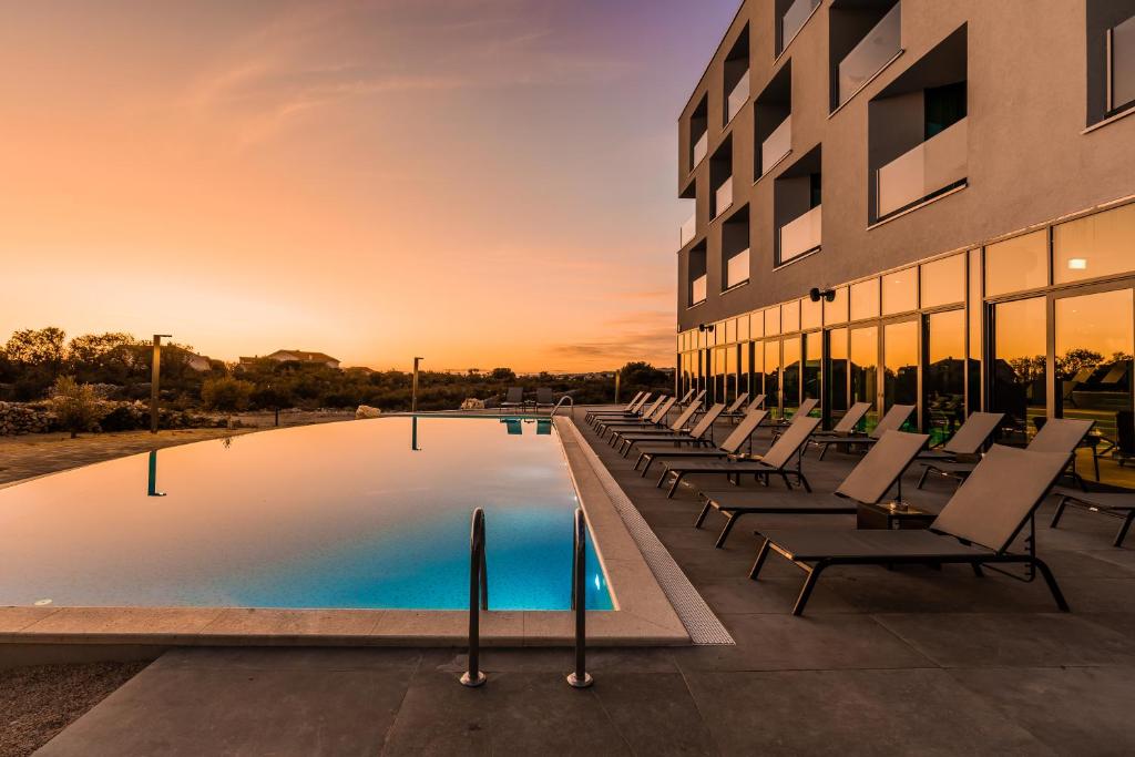 Bazén v ubytování Hotel Olea nebo v jeho okolí