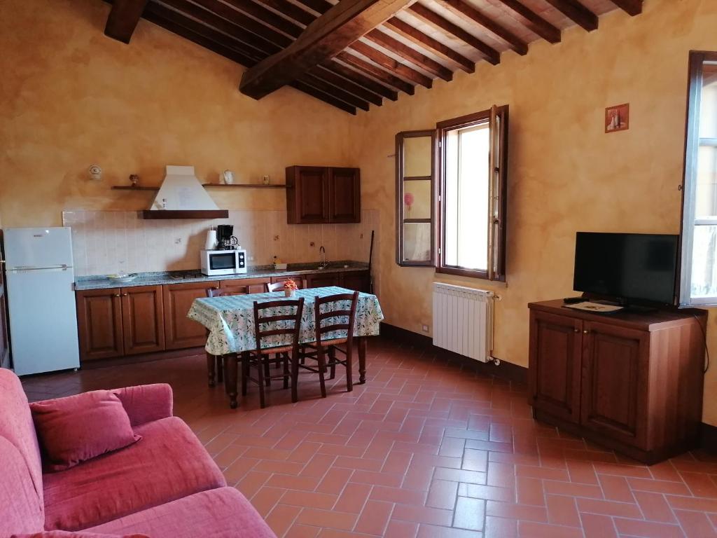 Kuchyň nebo kuchyňský kout v ubytování Residence Il Monastero