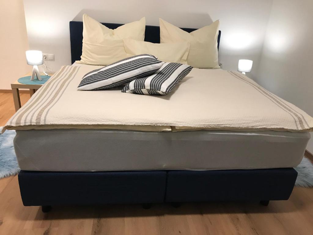 Postel nebo postele na pokoji v ubytování Posthof Apart . Zimmer
