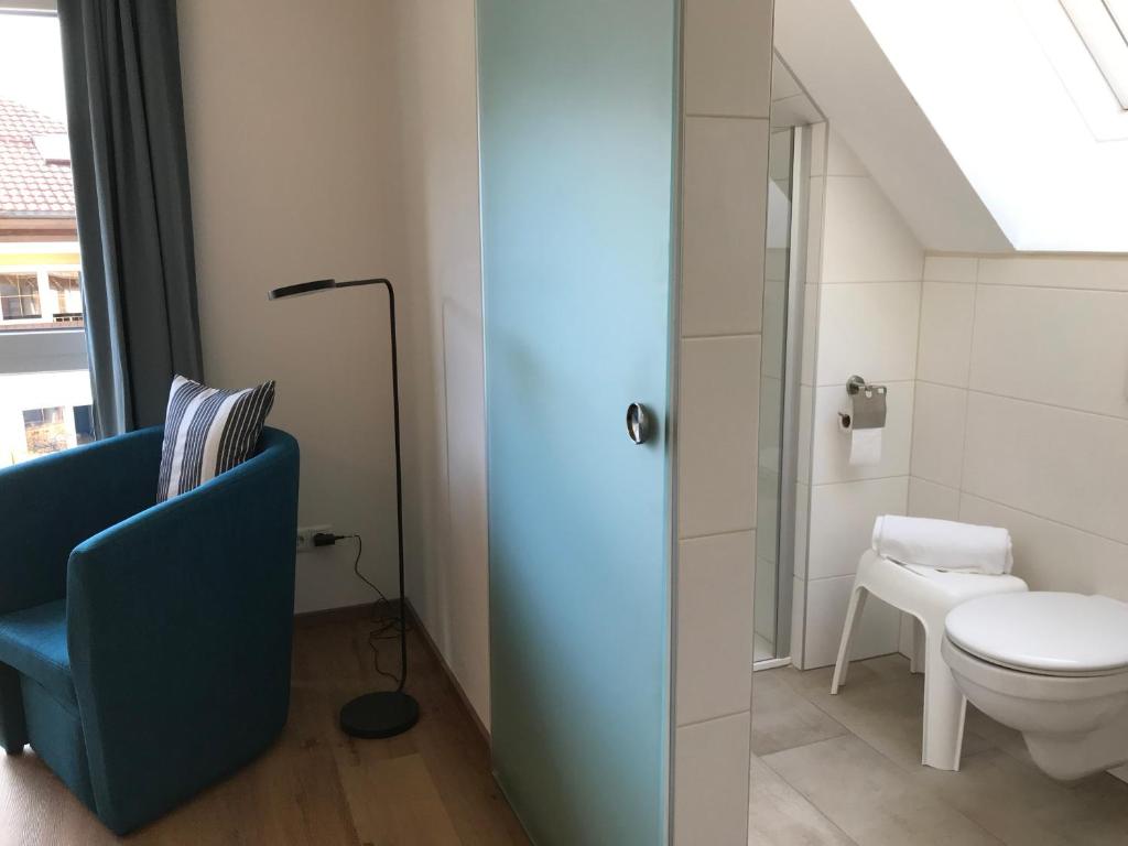 Koupelna v ubytování Posthof Apart . Zimmer