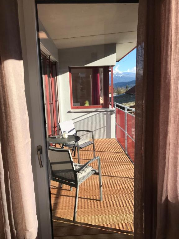 Balkón nebo terasa v ubytování Posthof Apart . Zimmer