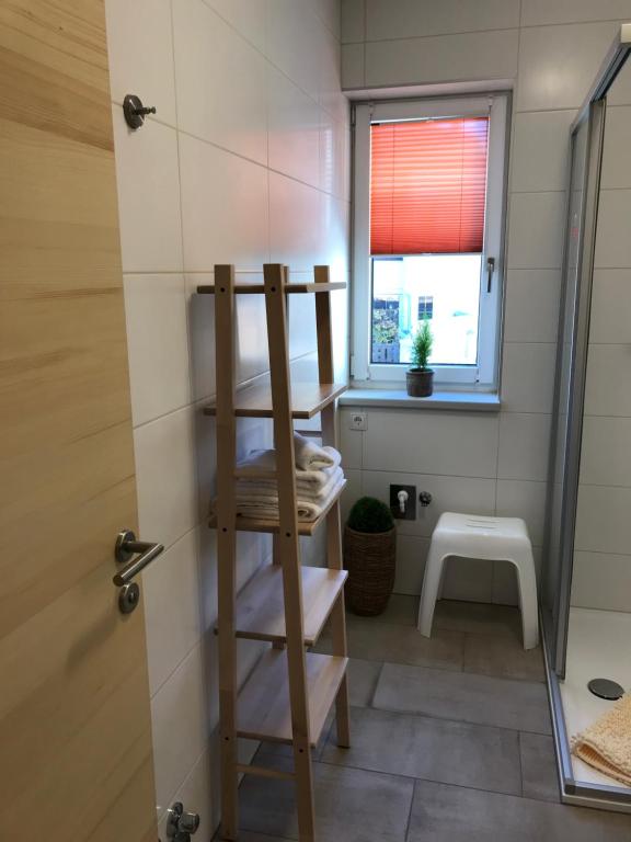 Koupelna v ubytování Posthof Apart . Zimmer